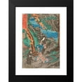 thumbnail image 2 of Utagawa Kuniyoshi 17x24 Black Modern Framed Museum Art Print Titled - On the Way to Kyoto, Minamoto No Raiko Meets Kaidomaru in the Ashigara Mountains of Sagami Province and Takes Him as a R, 2 of 5