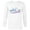 White, variant on Disney Frozen 2 Characters Gradient Silhouette - Long Sleeve T-Shirt for Men - Customized-White