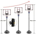 Portable Basketball Hoop, BTMWAY 7.5FT 9.2FT Height Adjustable