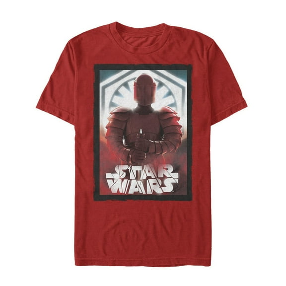 Men's Star Wars The Last Jedi Elite Praetorian Guard  Graphic Tee Red Small
