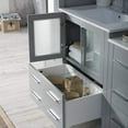 thumbnail image 6 of Sydney 102" w/ Mirror Linen Cabinet (Metal Grey), 6 of 9