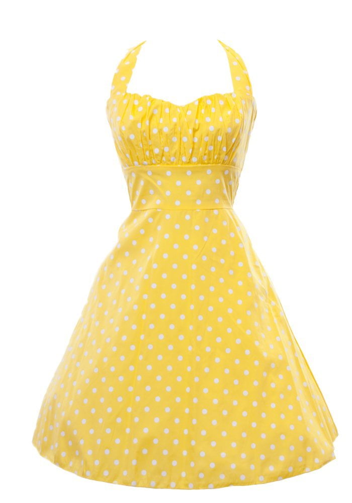 yellow swing dress