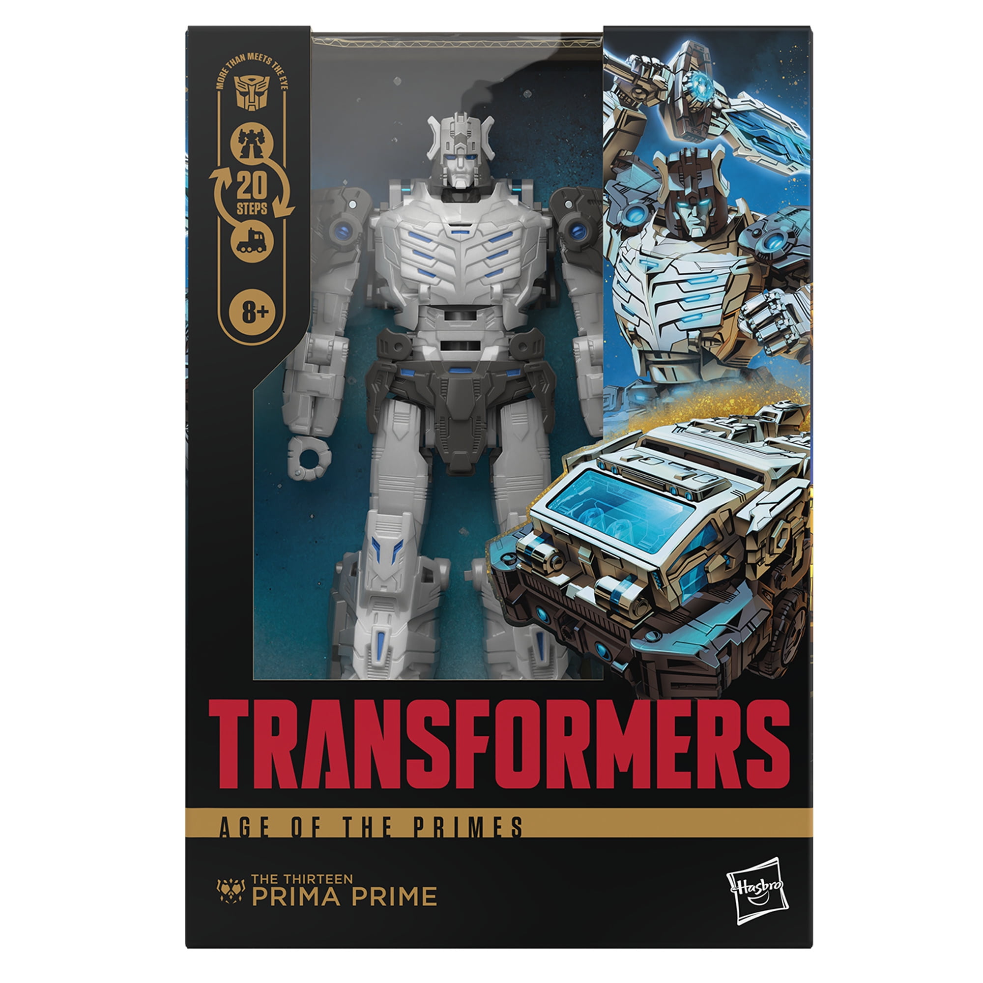 Transformers Age of the Primes Voyager Class The Thirteen Prima Prime 7” Action Figure, 8+