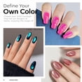 thumbnail image 5 of modelones Cat Eye Gel Nail Polish Set, 6 Colors Summer Neon Galaxy Champagne Hot Pink Lake Blue Grape Purple Gold Brown 9D Glassy Cat Eye Glitter Gel Polish with Magnet Led Soak Off LGBT Unisex Gift, 5 of 10