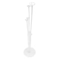 thumbnail image 1 of EeaseCA Table Balloon Stand Reusable Clear Balloon Holder Balloon Stand Kit Balloon Support Holder Set (7pcs Balloon Clip+Base+4pcs Connector+11pcs Rubber Supporting Rod), 1 of 7