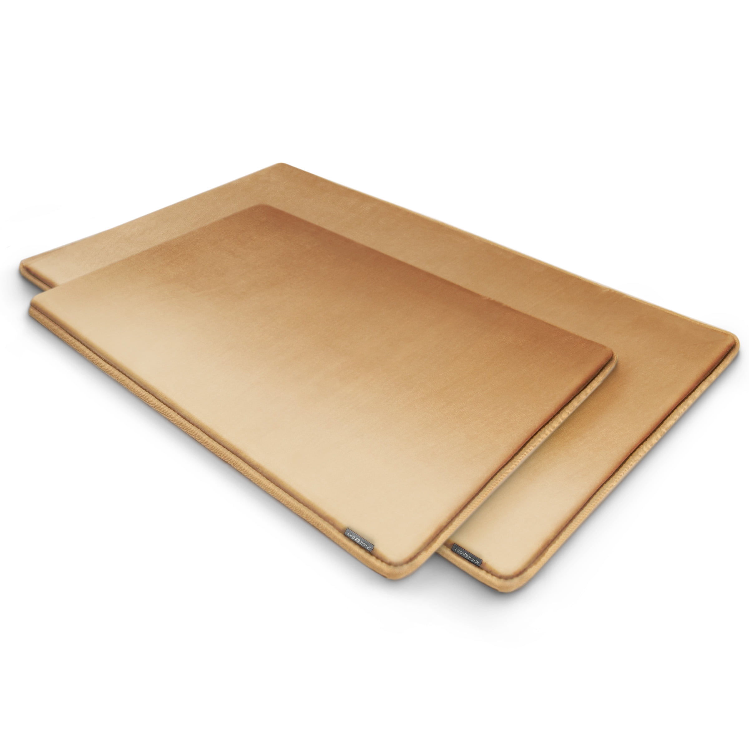 Microdry Memory Foam Bath Mat Set, Linen (2Piece)