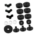 thumbnail image 4 of lionlar 18 Pcs Support Cymbale Feutres Instrument de Percussion Remplacement Cymbale Robuste Noir, 4 of 9