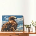 thumbnail image 4 of Gukieu Blue Sky White Cloud Eagle Print Horizontal Canvas Decorative Painting 12x16 Inch Shrinkage Resistant Frame Hanging Home Wall Art Decor, 4 of 6