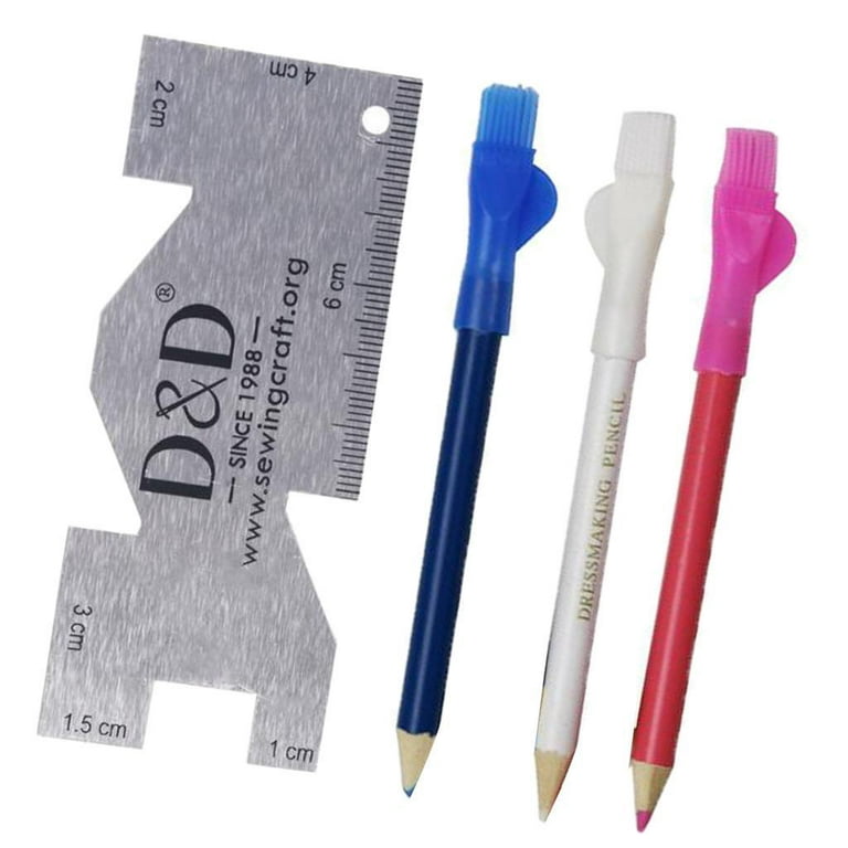 6 Pieces Sewing Fabric Pencils with Brush Tailor Pencils Sewing Marking  Pencil Fabric Chalk Pencil Fabric Tracing Tools Tailor Pencils Tailor Chalk  Pencils for Fabric Tailor Chalk Pencil Tailor Chalk : 