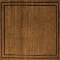 thumbnail image 1 of Ahgly Company Indoor Square Oriental Orange Industrial Area Rugs, 8' Square, 1 of 4