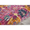 thumbnail image 5 of Nourison Passion Fuchsia 4' x Round Area Rug, Boho, Moroccan, Bed Room, Living Room, Dining Room, Kitchen, , Easy Cleaning, Non Shedding (4' Round), 5 of 10
