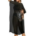thumbnail image 2 of DISNIMO Women Horse Print Swimsuit Cover Ups Casual Loose Cardigan Bikini Coverups Kimono Summer Bathing Suit Cover up Lightweight Comfort Resort Wear, 2 of 6