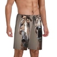 thumbnail image 2 of Kdxio Funny Horse Faces Expressions Print Mens Sleep Shorts Bottoms Soft Comfy Pajama Wear Pants with Drawstring Pockets, 2 of 5