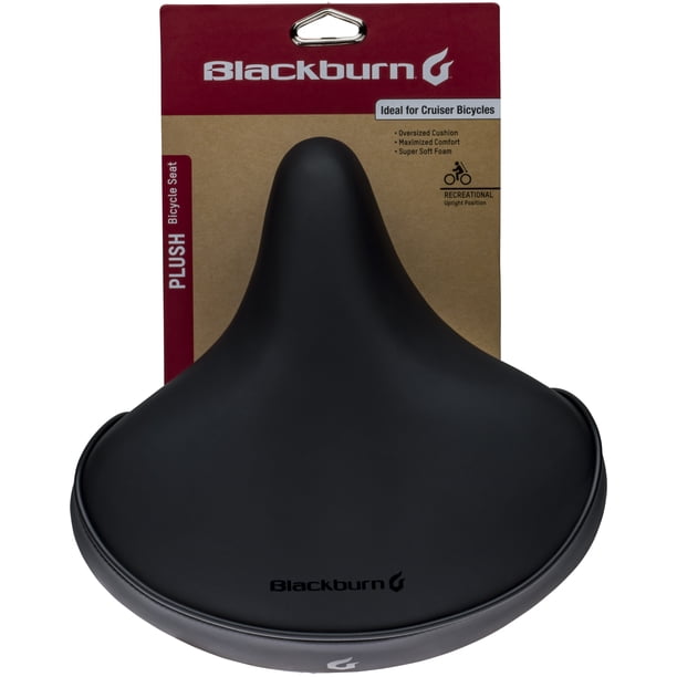 Blackburn Plush Cruiser Bicycle Saddle - Comfortable Accessory