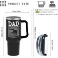 thumbnail image 3 of Good Gifts for Dad Who Has Everything,dad Est 2025 Insulated Coffee Tumbler for Dad 40 oz, Best Gifts for Father In Law, 3 of 6