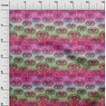 thumbnail image 3 of oneOone Polyester Spandex Pink Fabric Conversational Eye Craft Projects Decor Fabric Printed By The Yard 56 Inch Wide, 3 of 4