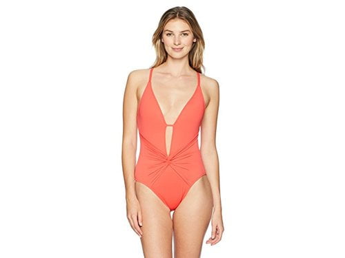 la blanca twist front one piece
