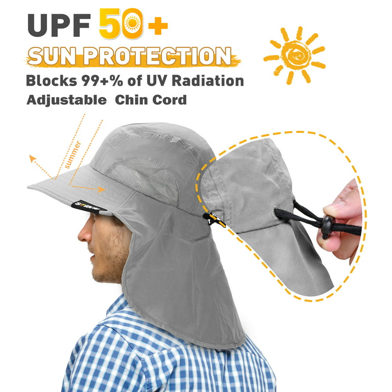 Mens UV Protection Wide Brim Hiking Bucket Hat With Neck Flap Breathable  Fisherman Cap For Outdoor Activities Like Hiking And Fishing YQ231116 From  Yyds_5store, $12.13