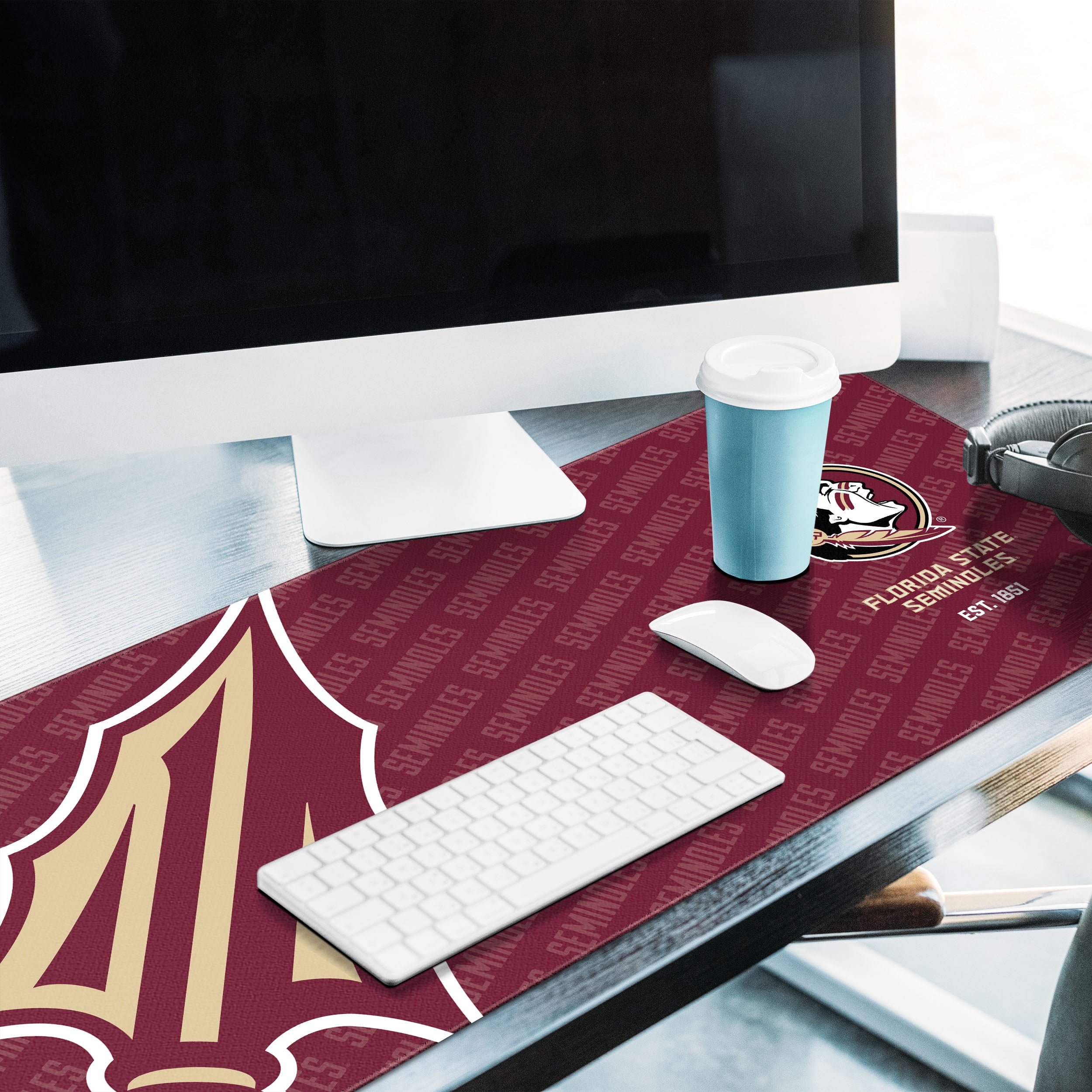 YouTheFan NCAA Florida State Seminoles Logo Series Desk Pad