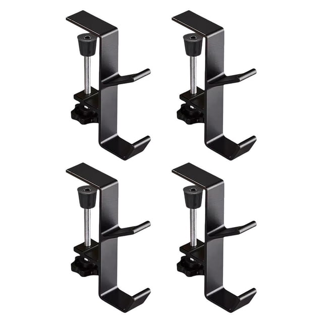CAIROYAR Soportes para guirnaldas y medias de chimenea, colgador de chimenea de ladrillo resistente y ajustable con 2 ganchos, soportes para medias navideñas sin taladro, colgador de guirnaldas de chi