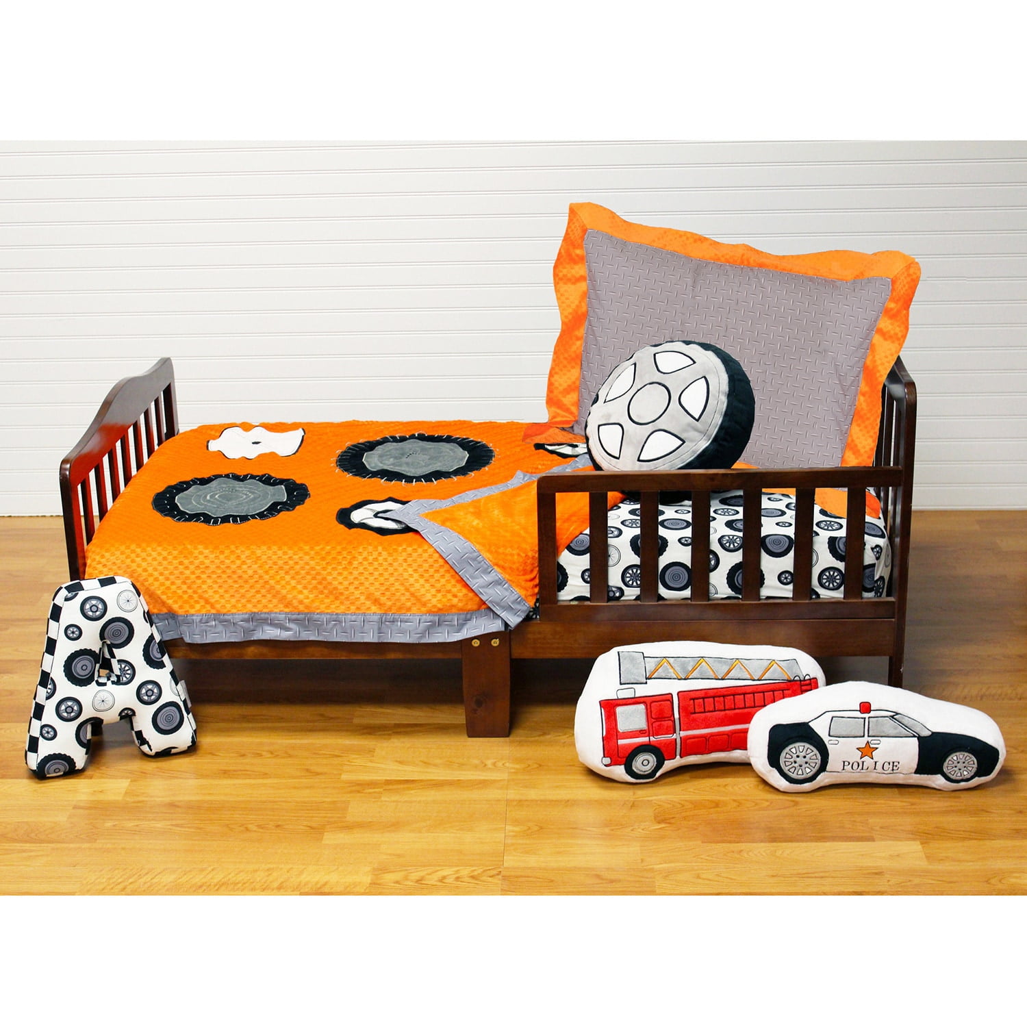 White One Grace Place 10-20024 Teyos Tires-Medium Quilt Orange Grey Black