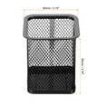 thumbnail image 2 of Uxcell Mesh Pen Holder Pencil Holder Pencil Basket Pen Cup Locker Organizer Square Makeup Brush Holder, Black 2 Pack, 2 of 5