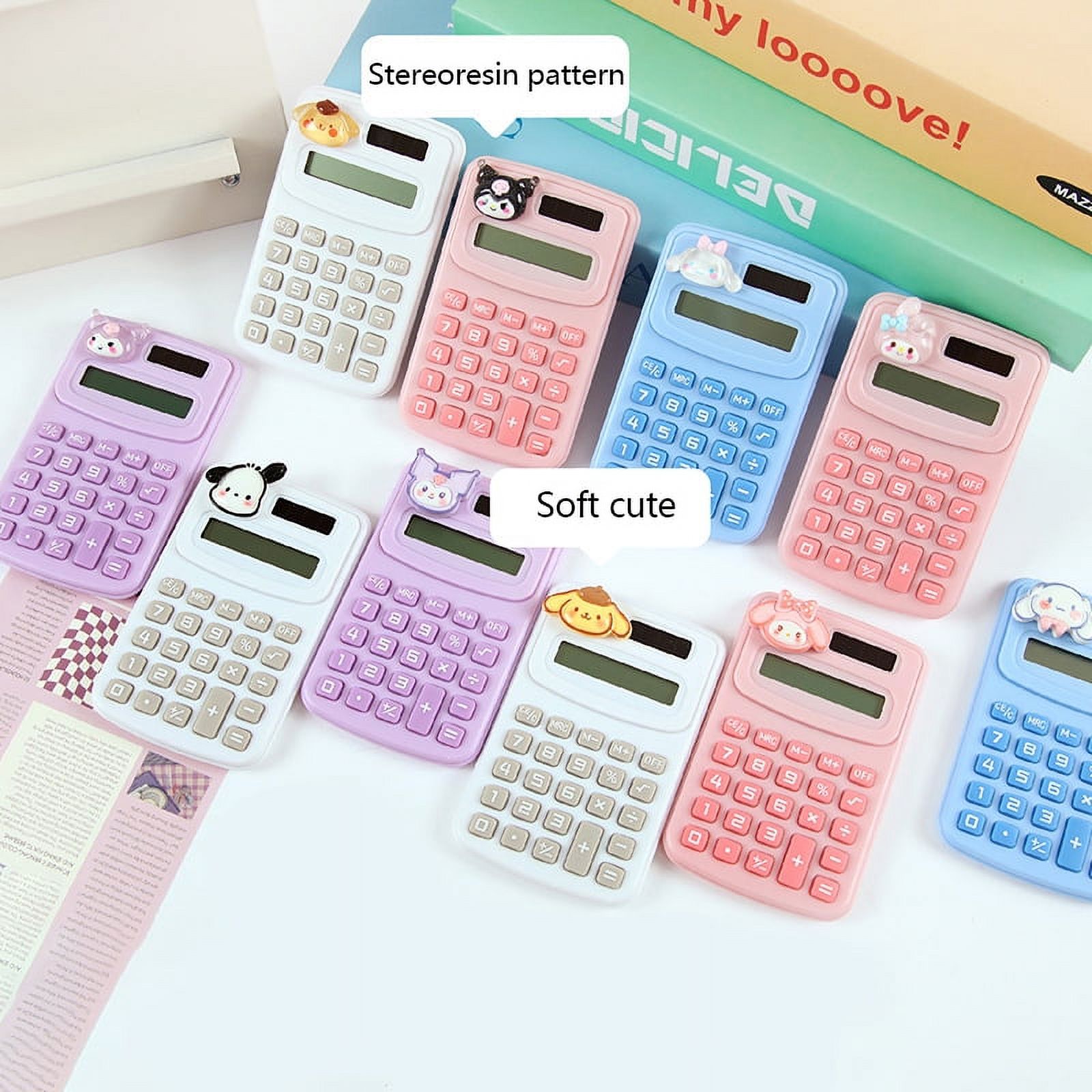 Sanrio Cartoon Cute Calculator Fashion Mini Small Calculator Portable ...