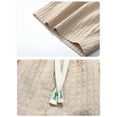 thumbnail image 3 of hlysgo Men's Big and Tall Shorts Linen Lightweight Comfy Cozy Short Summer Beach Breathable Short with Pockets Khaki,XL, 3 of 4