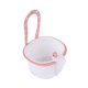 thumbnail image 5 of Cesta de drenaje para fregadero de cocina, recolector de alimentos para lavar frutas y desechos de cocina. Rosa, 5 of 9