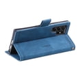thumbnail image 6 of Splicing Wallet Case for Samsung Galaxy S24 Ultra,Wrist Strap Card Slots PU Leather Wallet Protection Case Magnetic Closure Stand Flip Case Cover for Samsung Galaxy S24 Ultra,Blue, 6 of 14