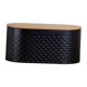 thumbnail image 5 of Tongina - Panera de metal para mostrador, panera, contenedor para almacenar pan, panera para el hogar, cocina, mostrador, cafetería, galletas, color negro, 5 of 8