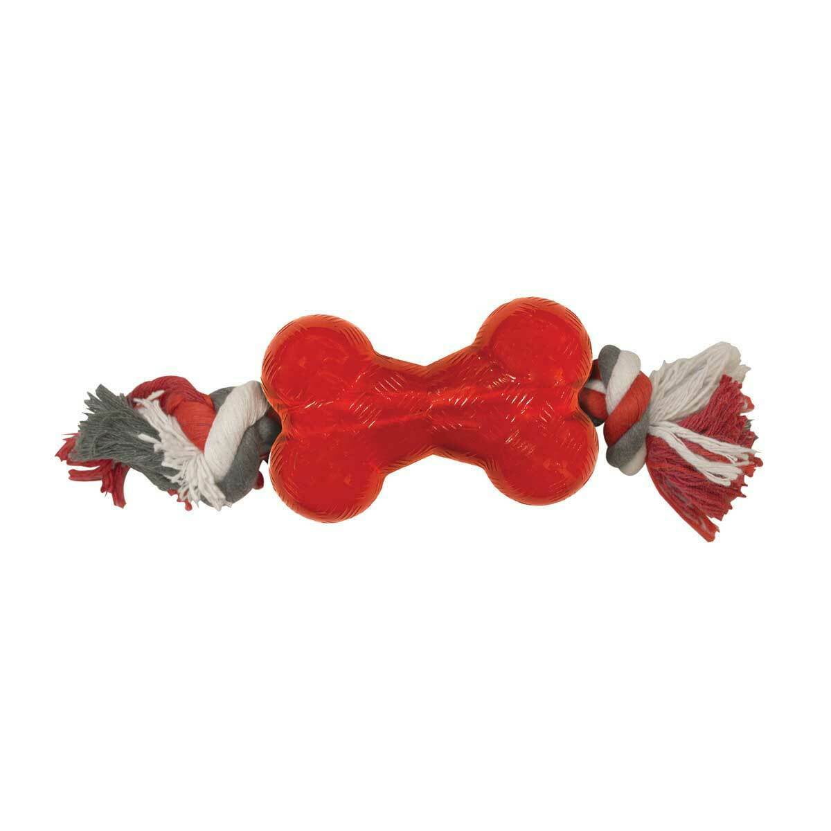 Heavy Duty Dog Toys Red Extra Tough Rubber Floating Hollow Center Chew