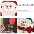 thumbnail image 3 of Disfraz de soporte para cubiertos de Navidad Meskcv 6 uds alce muñeco de nieve Papá Noel, 3 of 5
