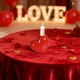 thumbnail image 6 of Red Heart Shaped Ceramic Candlestick Holders,Candle Holders for Dinning Wedding Party Table Centerpieces Home Decoration, 6 of 7