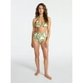 thumbnail image 2 of Time and Tru Women's Triangle Bikini Top with Rings, Sizes XS-XL, 2 of 6