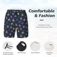 thumbnail image 3 of Fotbe Mardi Gras Carnival Traje de Baño para Hombre – Shorts de Natación de Secado Rápido con Forro y Bolsillos-X-Large, 3 of 6