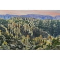 thumbnail image 2 of Paulson, Don 32x23 Black Ornate Wood Framed with Double Matting Museum Art Print Titled - Arizona, Chiricahua Sunrise on rocky landscape, 2 of 4