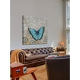 thumbnail image 5 of "Light Blue Butterfly" Painting Print on Canvas, 5 of 7