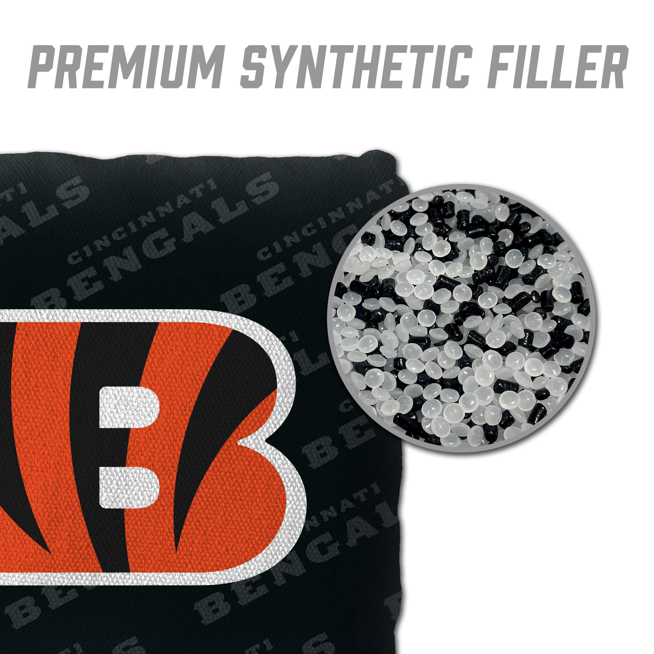 NFL Cincinnati Bengals Cornhole Bags - 4PK - Black