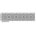thumbnail image 2 of Ethnic Fabric by the Yard, Vintage Style Boho Culture Pattern with Curves Lace Effects Ornamental, Upholstery Fabric for Dining Chairs Home Decor Accents, Black White by Ambesonne, 2 of 4