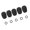 5, variant on Microphone Windscreen Covers for A10, a 20, a 30, and Aviation Headset X with Black Retaining Rings per Cover