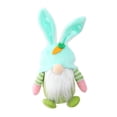 thumbnail image 2 of Kripyery Easter Dwarf Doll Exquisite Cartoon Carrot Design Non Woven Fabric Decorative Gnome Plush Doll for Party, 2 of 8