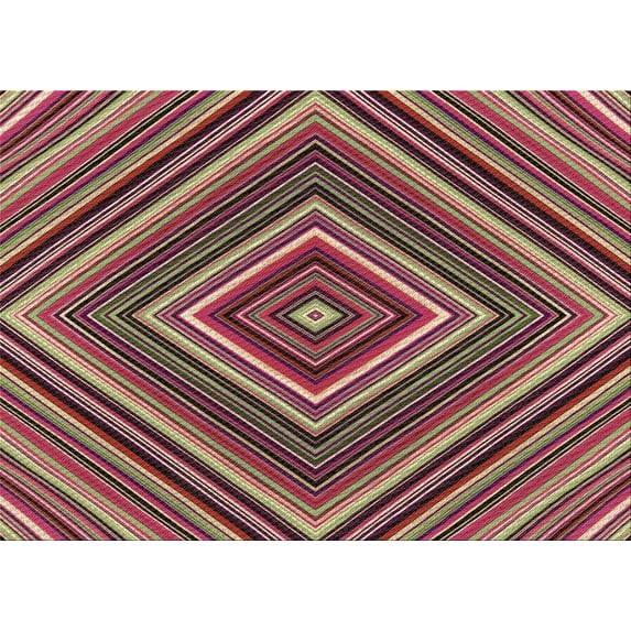 Ahgly Company Indoor Rectangle Patterned Brass Green Area Rugs, 4' x 6'