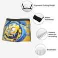 thumbnail image 3 of Yiaed Funny Alarm Clock Illustration Print Men's Soft Cotton Boxer Shorts Breathable Boxers Underwear Moisture-Wicking Underwear Stretch Boxer Briefs for Man-XX-Large, 3 of 5