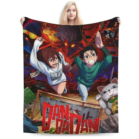 Dandadan Blanket, Super Soft Throw Blanket For Couch Sofa Bed, Cozy Lightweight Warm Flannel Blanket, 40"X30"