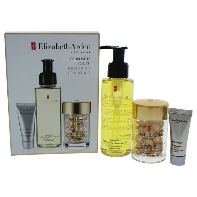 Ceramide Youth Restoring Essentials Set by Elizabeth Arden for Women - 3 Pc Set 3.4oz Ceramide Reple