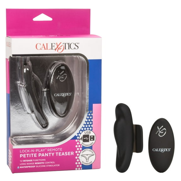 CalExotics Lock-N-Play Remote 12-Function Petite Panty Teaser Vibrator