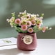 thumbnail image 4 of Ramo de margaritas artificiales sedosas, bonsái de plantas falsas para decoración de boda, oficina en casa, arreglo de centros de mesa, 4 of 6