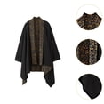 thumbnail image 6 of Sharprepublic Men's Long Cardigan Fashion Outwear Ethnic Irregular Hem Lightweight Cardigan Black, 6 of 8