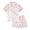 X1 White, variant on Ticikt Girls Pajamas Satin Pajama Set Silk Nightgown Short Sleeve Button Down Summer Bow Sleepwear for Big Kids,Color:Pink2,Size:9-10 Years